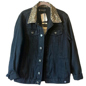 Encrypted Supply Co Black Denim Jacket | Unisex